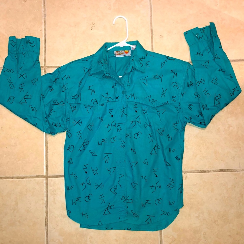 VINTAGE Gordon & James Western long sleeve